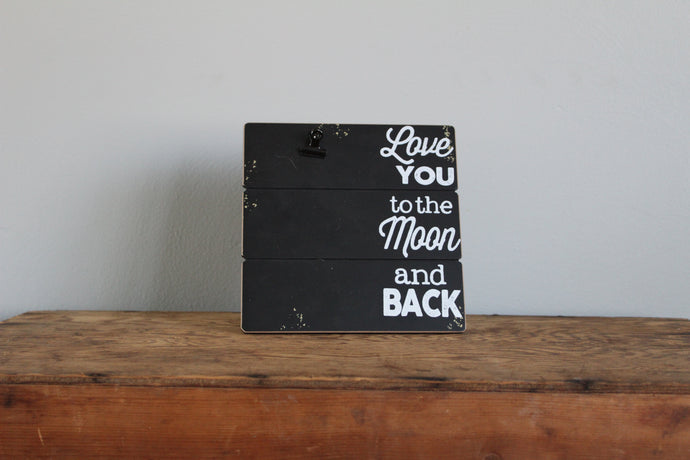 Faith45 - picture frame - love you to the moon and back