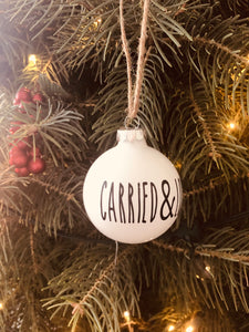 Carried and Loved Christmas Ornament